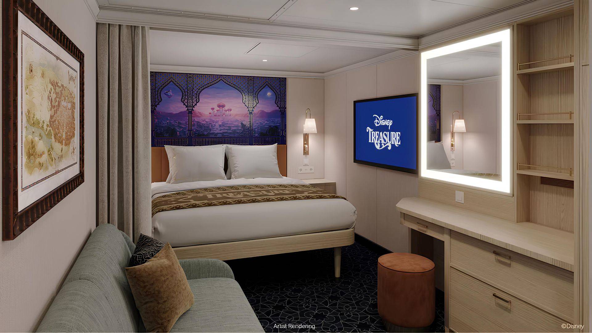 豪華內艙客房（至多入住4人）